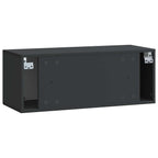 Mobile Porta TV da Muro Nero 78,5 x 31 x 30 cm