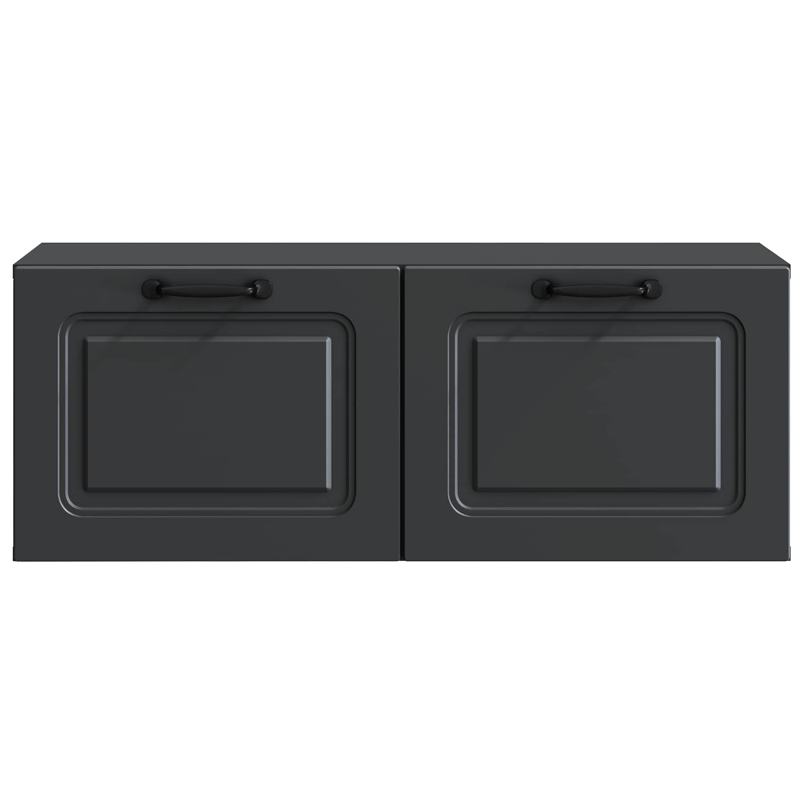 Mobile Porta TV da Muro Nero 78,5 x 31 x 30 cm