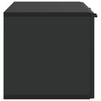 Mobile Porta TV da Muro Nero 78,5 x 31 x 30 cm