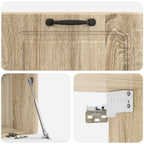 Mobile Porta TV da Muro Rovere Sonoma 78,5 x 31 x 30 cm