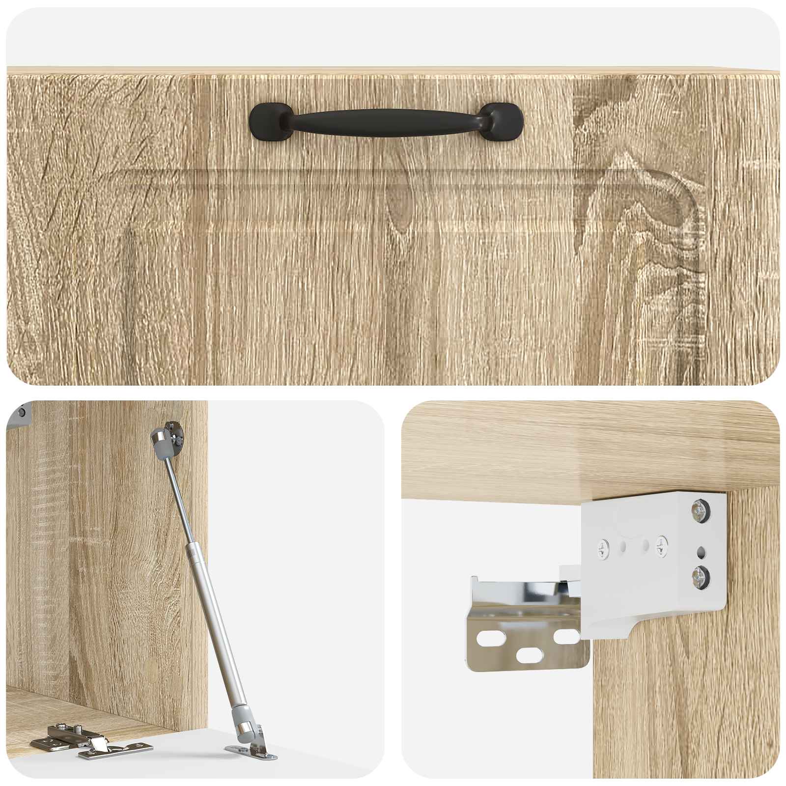 Mobile Porta TV da Muro Rovere Sonoma 78,5 x 31 x 30 cm