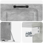 Mobile Porta TV da Muro Grigio Cemento 78,5 x 31 x 30 cm