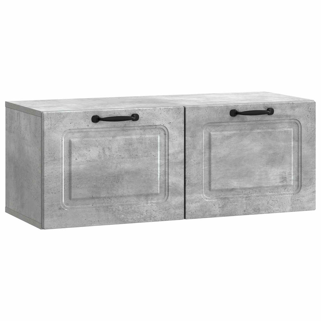 Mobile Porta TV da Muro Grigio Cemento 78,5 x 31 x 30 cm