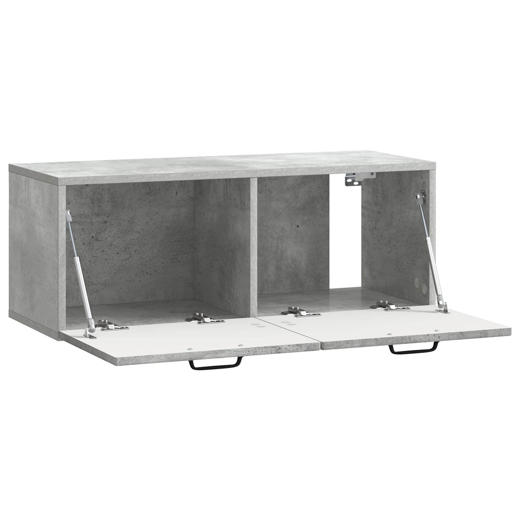 Mobile Porta TV da Muro Grigio Cemento 78,5 x 31 x 30 cm