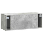 Mobile Porta TV da Muro Grigio Cemento 78,5 x 31 x 30 cm