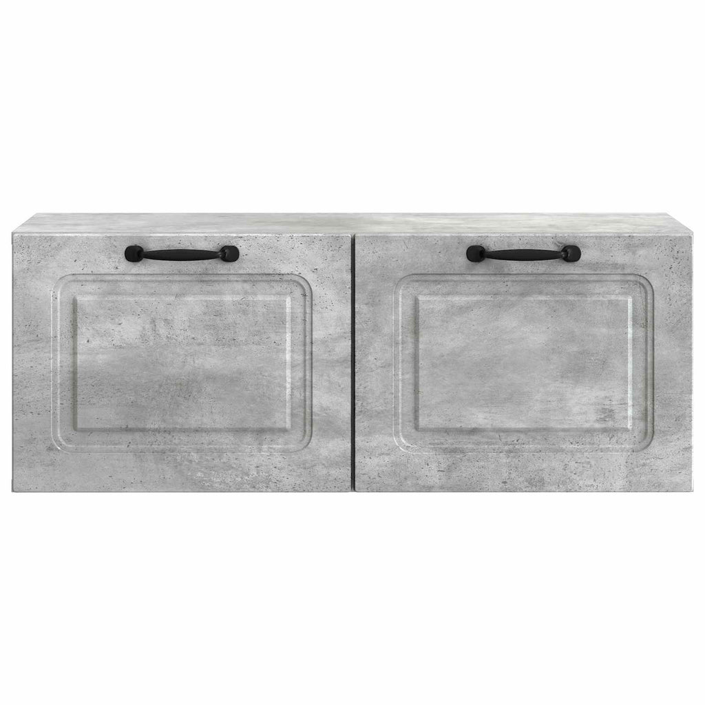 Mobile Porta TV da Muro Grigio Cemento 78,5 x 31 x 30 cm