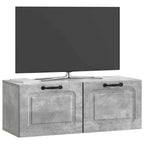 Mobile Porta TV da Muro Grigio Cemento 78,5 x 31 x 30 cm