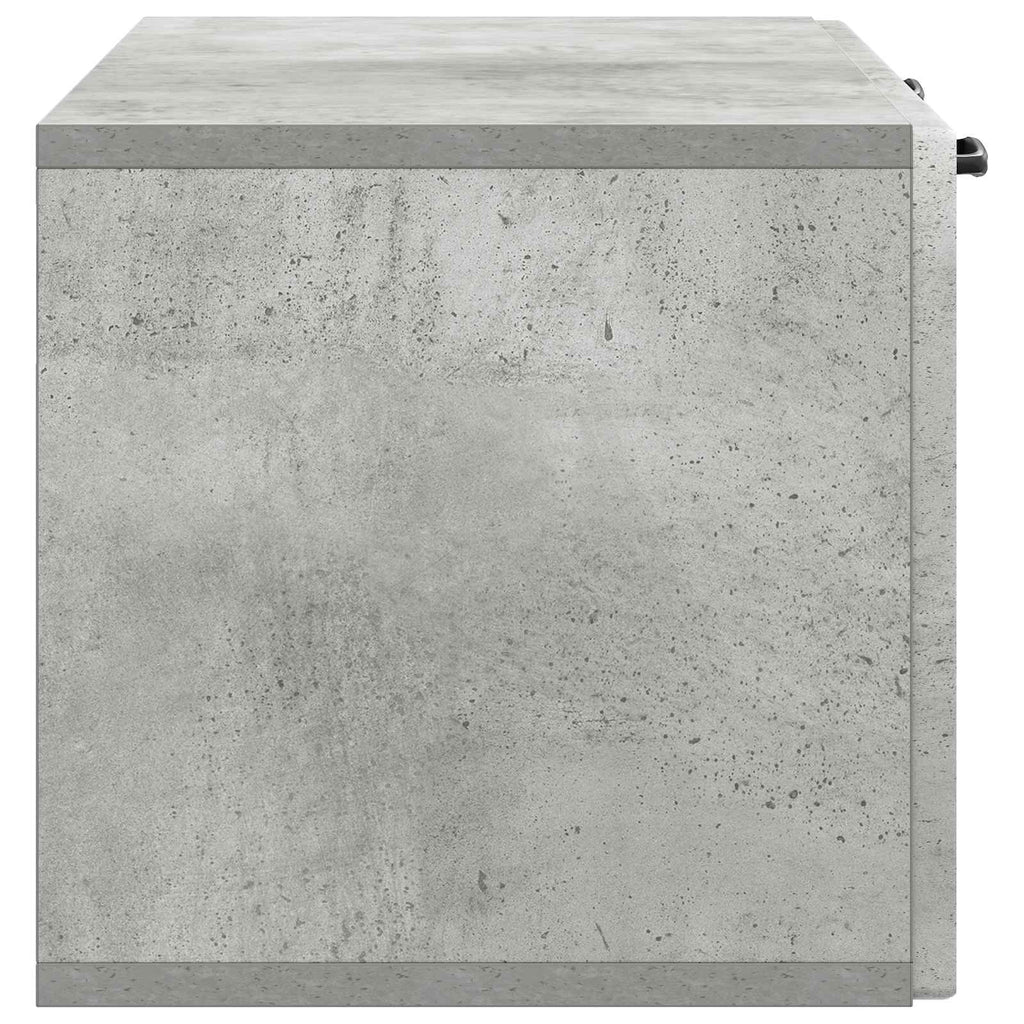 Mobile Porta TV da Muro Grigio Cemento 78,5 x 31 x 30 cm