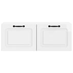 Mobile Porta TV da Muro Bianco Lucido 78,5 x 31 x 30 cm