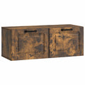 Mobile Porta TV da Muro Rovere Fumo 78,5 x 31 x 30 cm