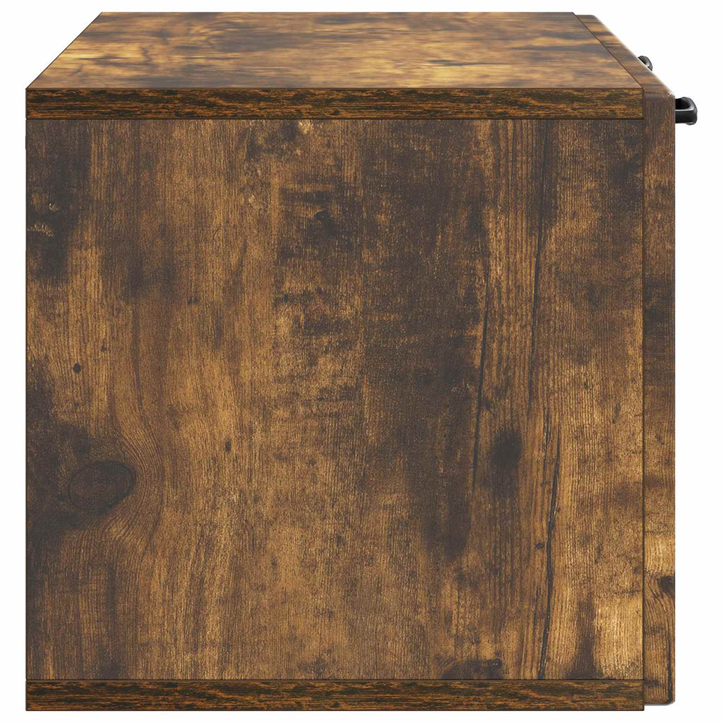 Mobile Porta TV da Muro Rovere Fumo 78,5 x 31 x 30 cm