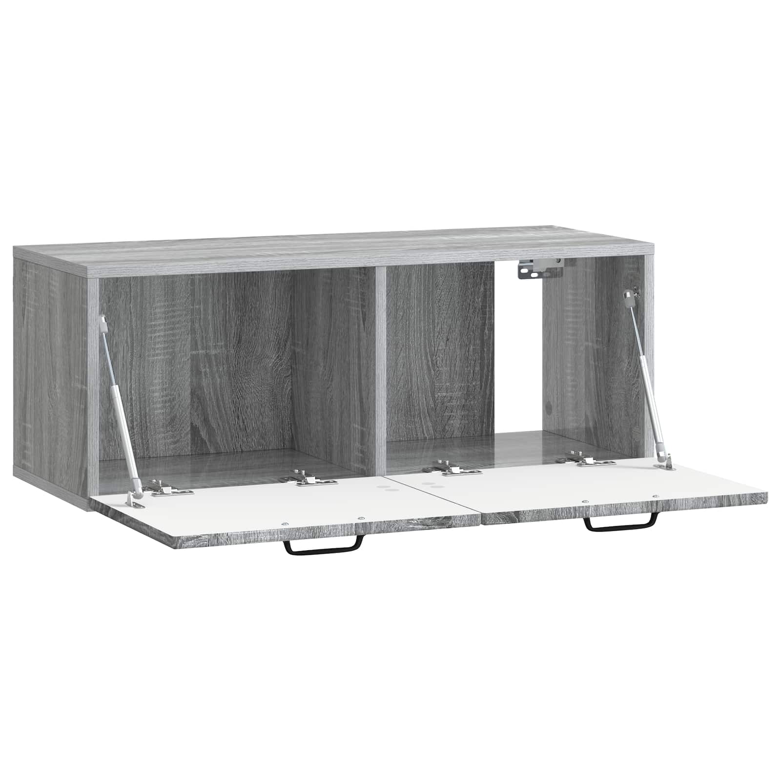 Mobile Porta TV da Muro Grigio Sonoma 78,5 x 31 x 30 cm