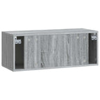 Mobile Porta TV da Muro Grigio Sonoma 78,5 x 31 x 30 cm