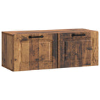 Mobile Porta TV da Muro Legno antico 78,5 x 31 x 30 cm