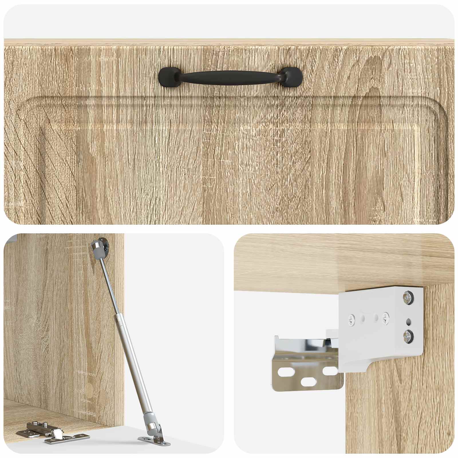 Mobile Porta TV da Muro Rovere Sonoma 98 x 31 x 30 cm