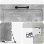 Mobile Porta TV da Muro Grigio Cemento 98 x 31 x 30 cm