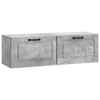 Mobile Porta TV da Muro Grigio Cemento 98 x 31 x 30 cm
