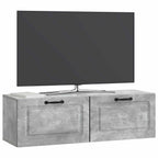 Mobile Porta TV da Muro Grigio Cemento 98 x 31 x 30 cm