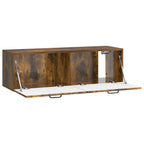Mobile Porta TV da Muro Rovere Fumo 98 x 31 x 30 cm