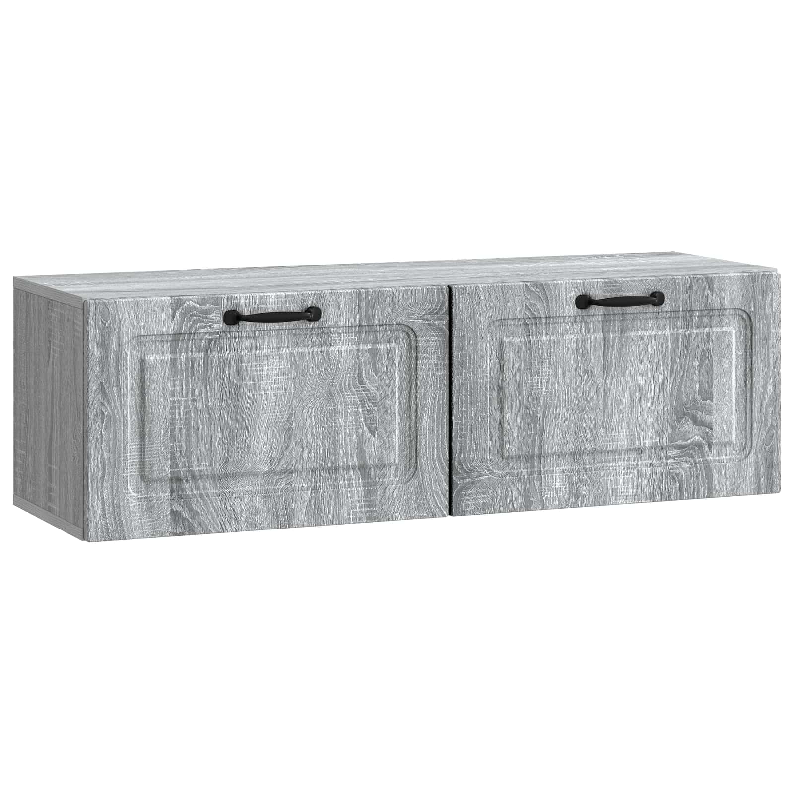 Mobile Porta TV da Muro Grigio Sonoma 98 x 31 x 30 cm