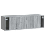 Mobile Porta TV da Muro Grigio Sonoma 98 x 31 x 30 cm