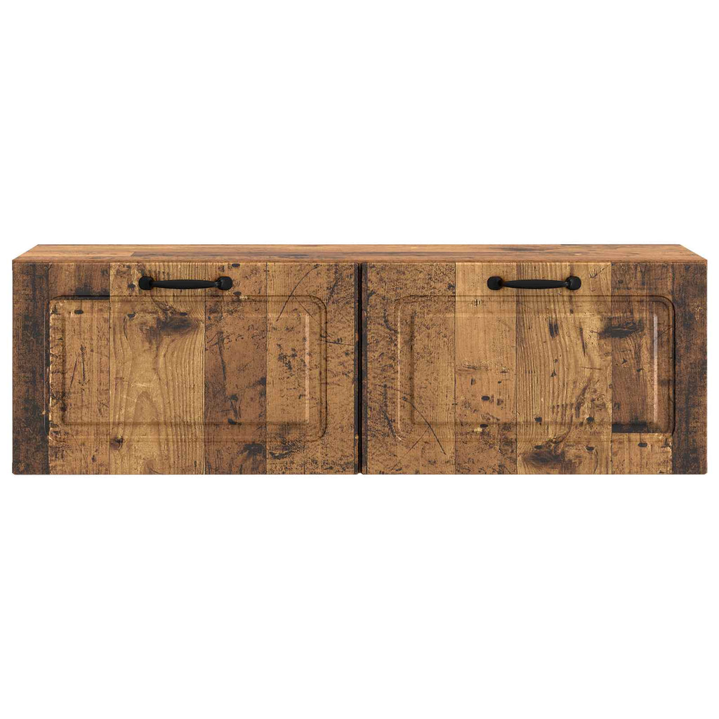 Mobile Porta TV da Muro Legno antico 98 x 31 x 30 cm