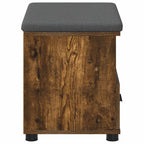 Panca per ingresso Quercia Affumicata 60 x 38 x 46 cm