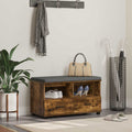 Panca per ingresso Quercia Affumicata 80 x 38 x 46 cm