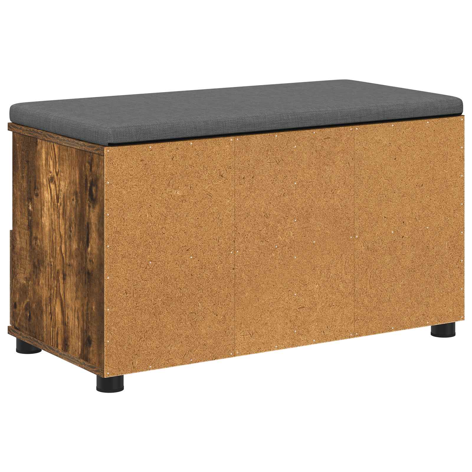Panca per ingresso Quercia Affumicata 80 x 38 x 46 cm