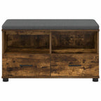 Panca per ingresso Quercia Affumicata 80 x 38 x 46 cm