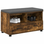 Panca per ingresso Quercia Affumicata 80 x 38 x 46 cm