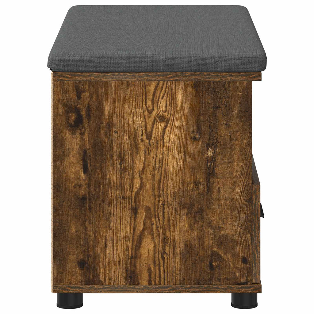 Panca per ingresso Quercia Affumicata 80 x 38 x 46 cm