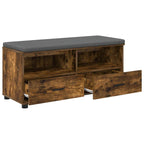 Panca per ingresso Quercia Affumicata 100 x 38 x 46 cm