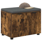 Panca per ingresso con porta Quercia Affumicata 60 x 38 x 46 cm