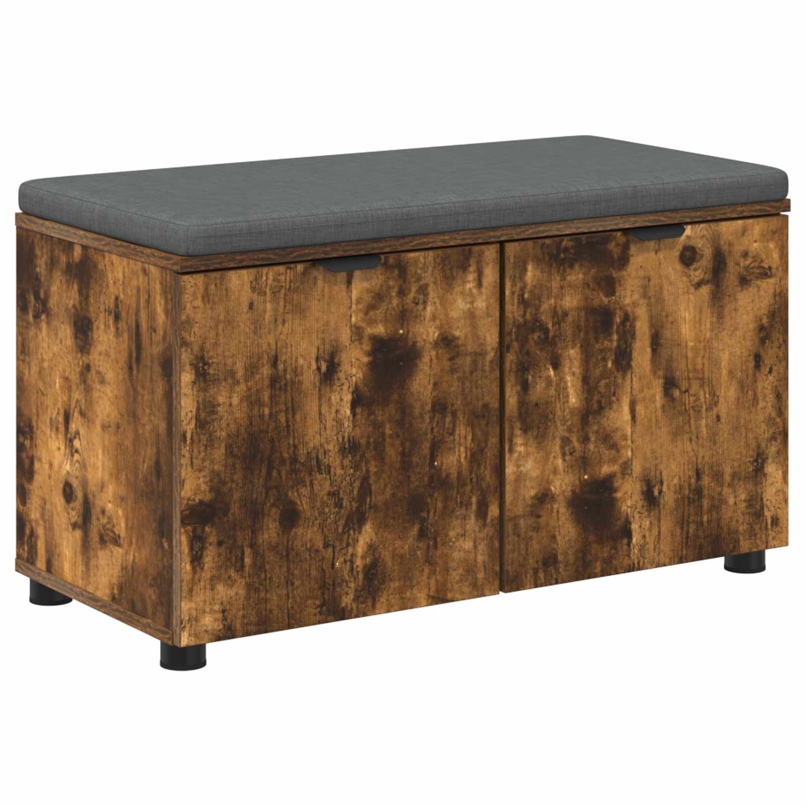 Panca per ingresso con porta Quercia Affumicata 80 x 38 x 46 cm