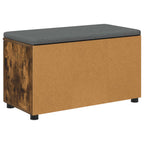 Panca per ingresso con porta Quercia Affumicata 80 x 38 x 46 cm