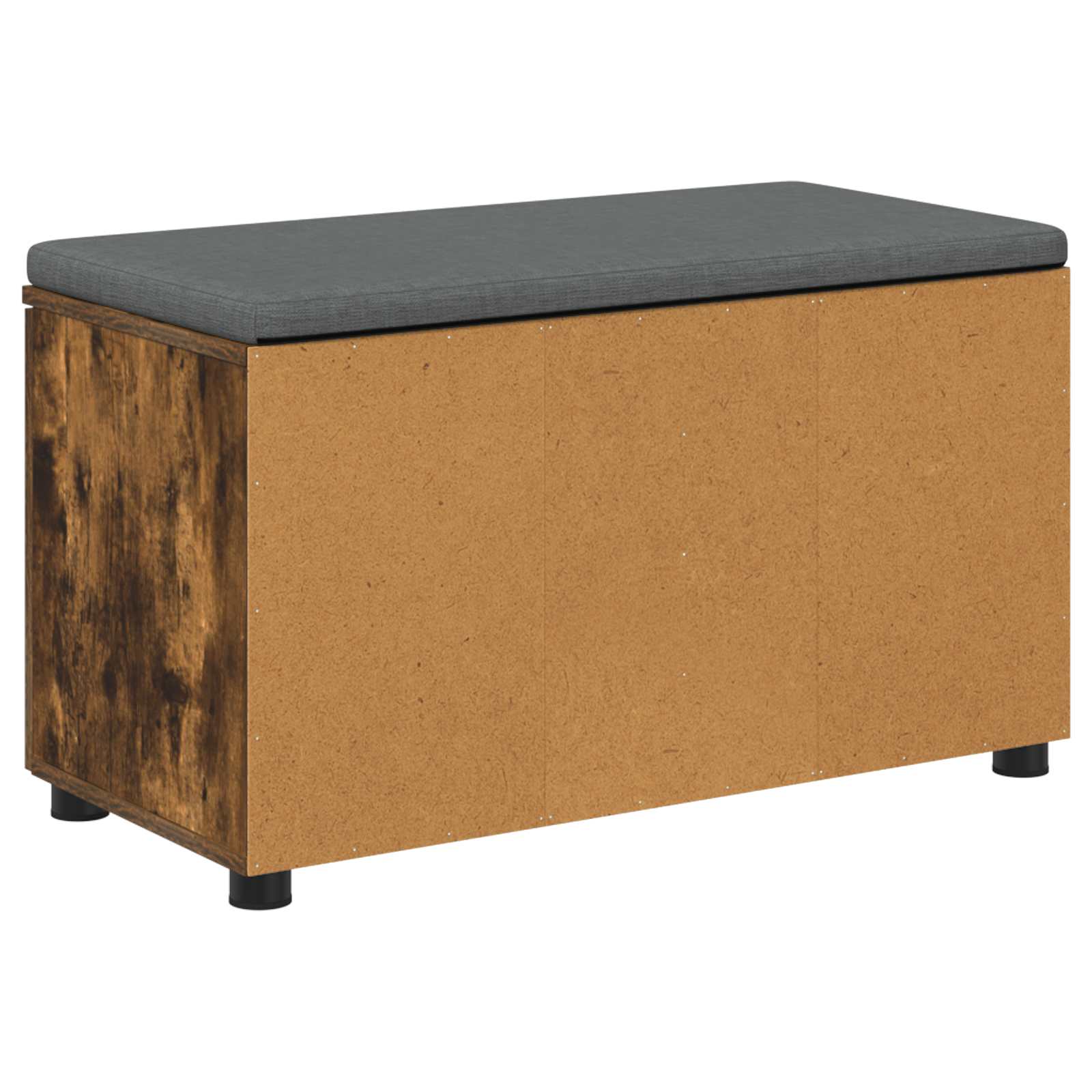 Panca per ingresso con porta Quercia Affumicata 80 x 38 x 46 cm