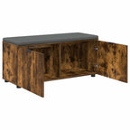 Panca per ingresso Quercia Affumicata 100 x 38 x 46 cm
