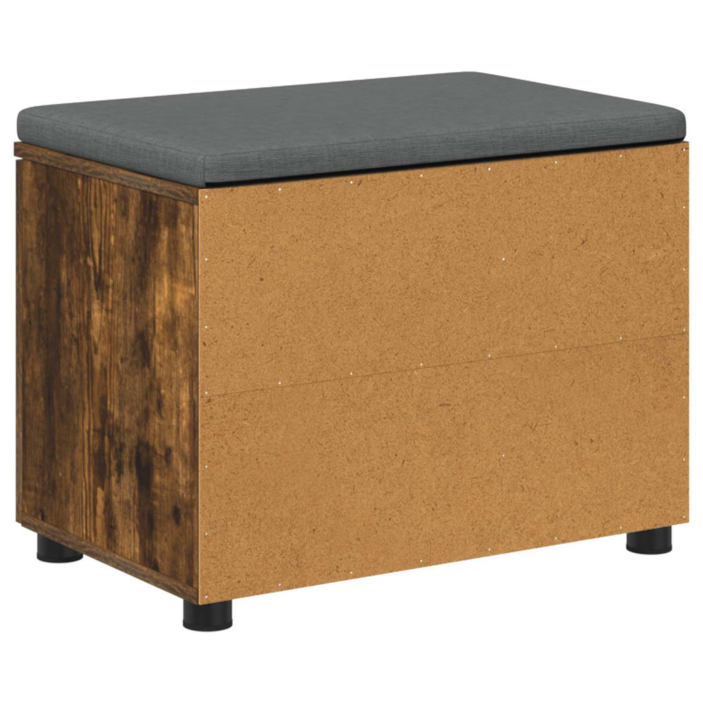 Panca per ingresso con porta Quercia Affumicata 60 x 38 x 46 cm