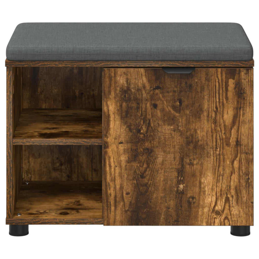 Panca per ingresso con porta Quercia Affumicata 60 x 38 x 46 cm