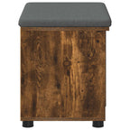 Panca per ingresso con porta Quercia Affumicata 60 x 38 x 46 cm