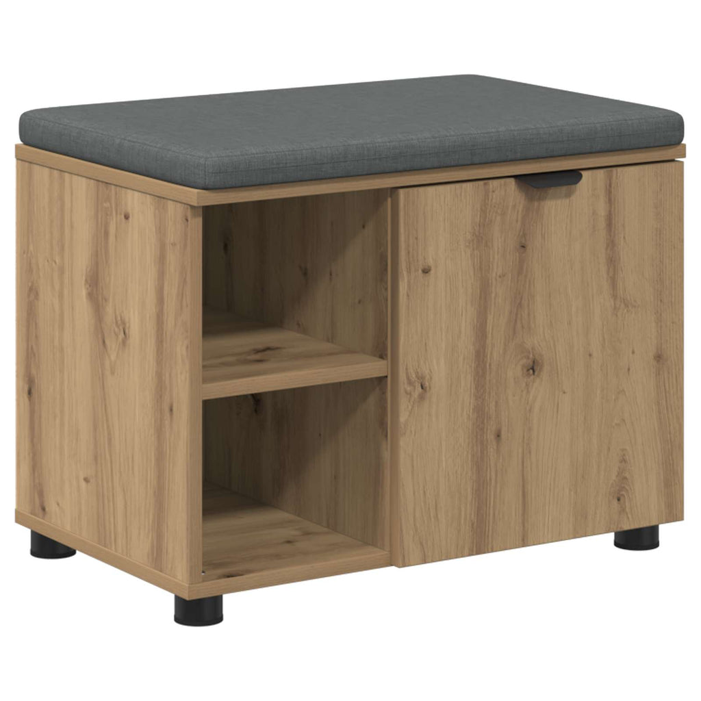 Panca per ingresso con porta Rovere Artigianale 60 x 38 x 46 cm