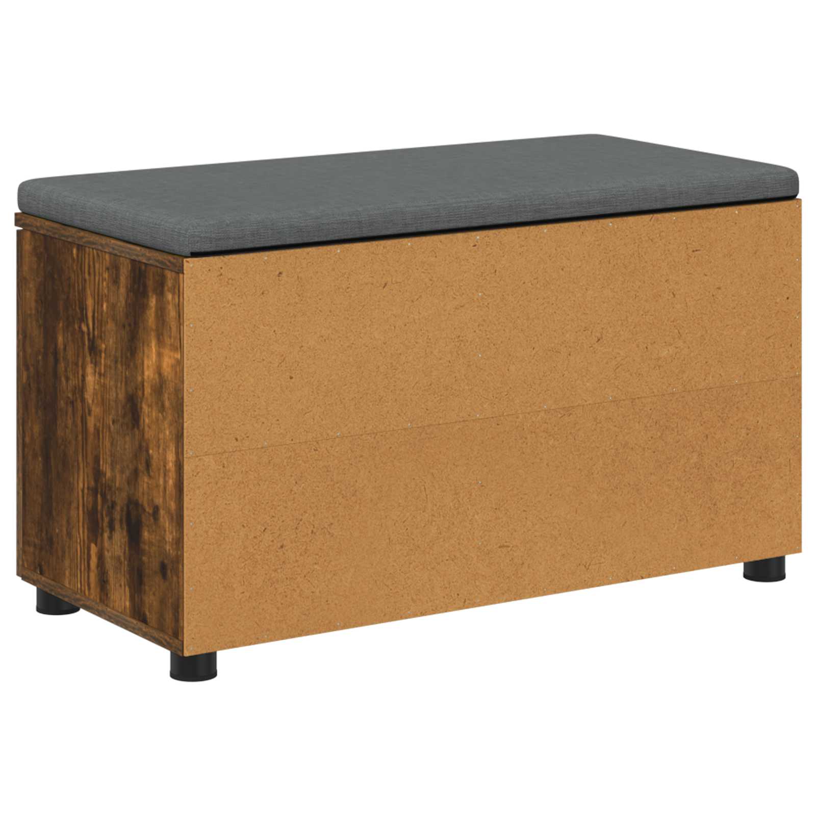 Panca per ingresso con porta Quercia Affumicata 80 x 38 x 46 cm