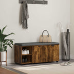Panca per ingresso Quercia Affumicata 100 x 38 x 46 cm