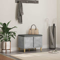 Panca per ingresso con cuscino Grigio Cemento 60 x 38 x 46 cm