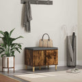Panca per ingresso con porta Quercia Affumicata 60 x 38 x 46 cm