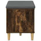 Panca per ingresso con porta Quercia Affumicata 60 x 38 x 46 cm