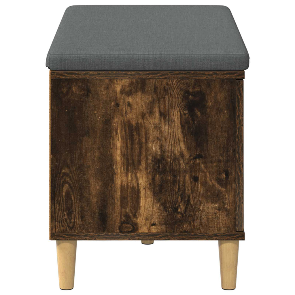 Panca per ingresso con porta Quercia Affumicata 80 x 38 x 46 cm