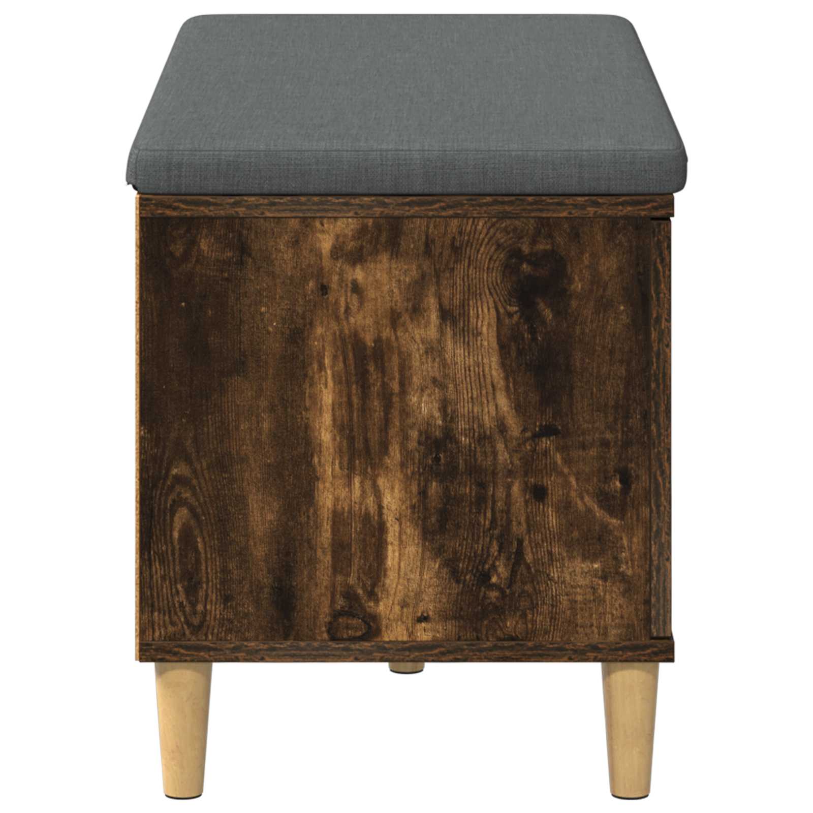 Panca per ingresso con porta Quercia Affumicata 80 x 38 x 46 cm