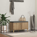 Panca per ingresso con porta Rovere Artigianale 80 x 38 x 46 cm